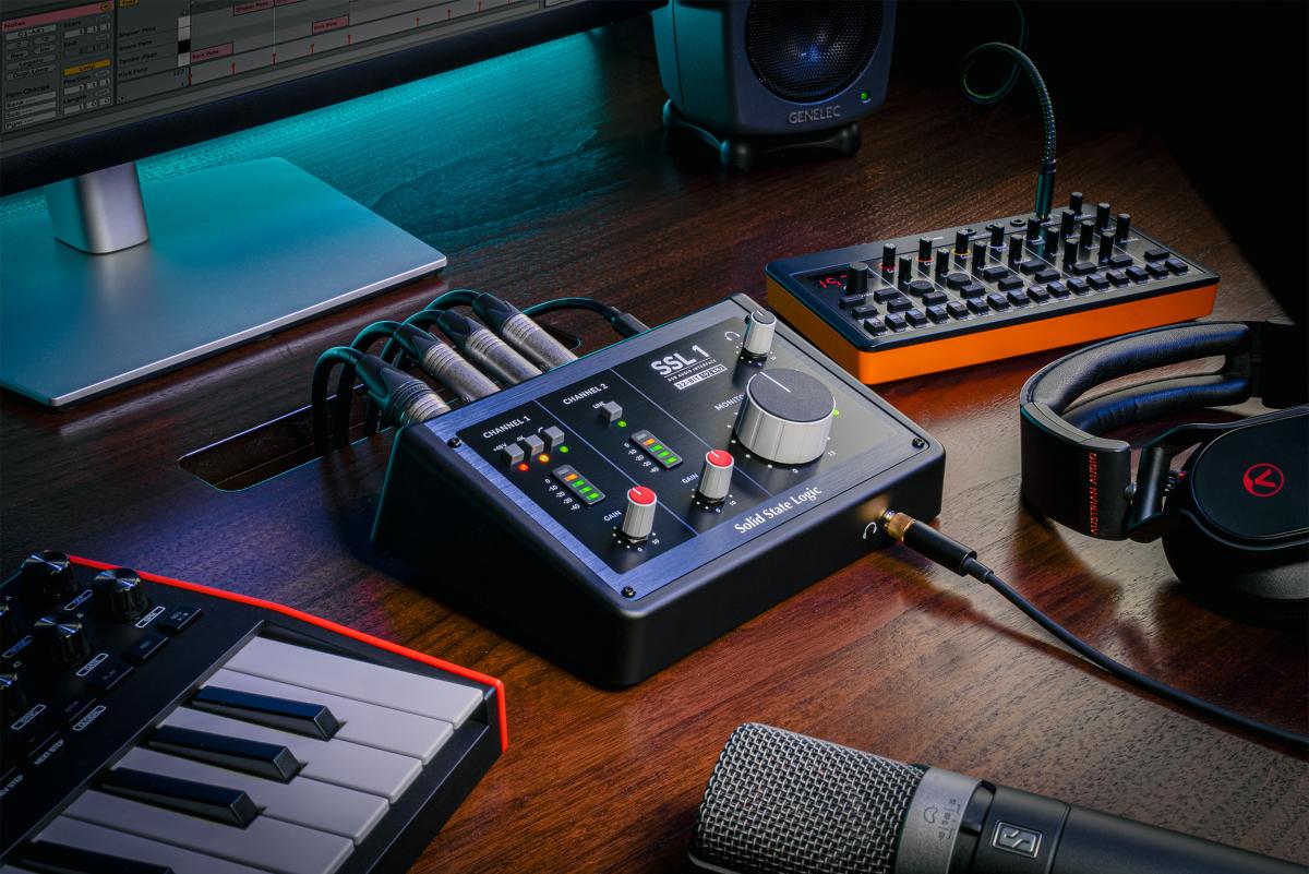 SSL 1 Audio Interface Angle
